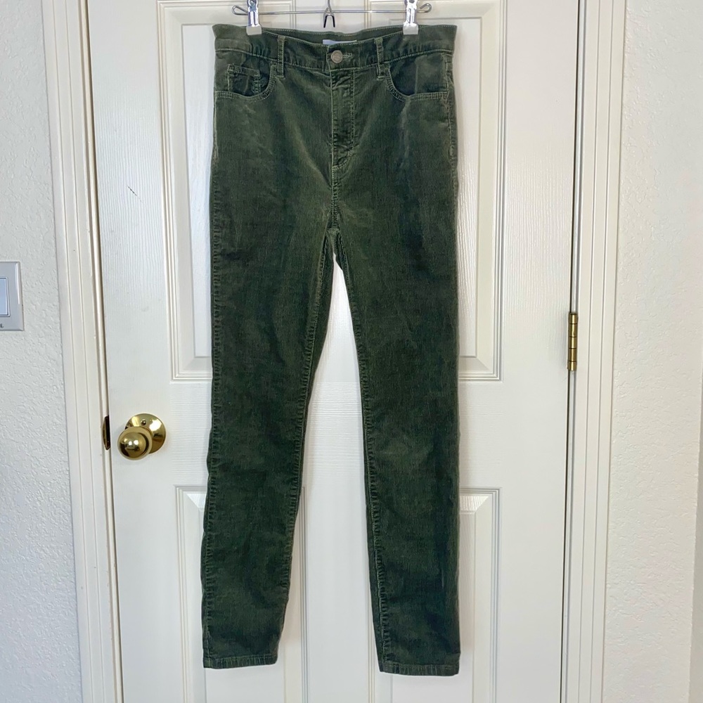 LOFT Corduroy High Waist Skinny Pants